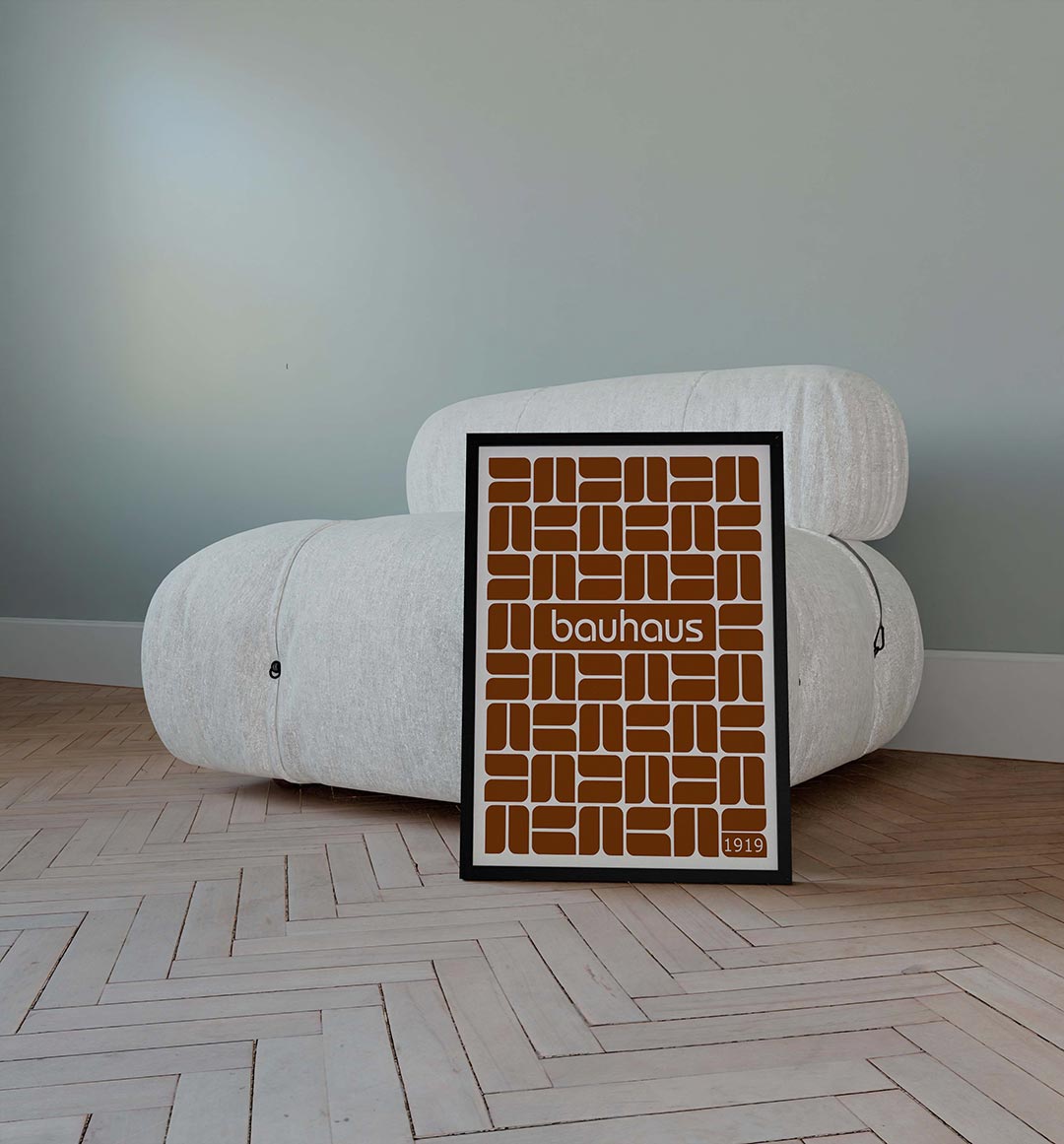 Vormritme en kleur Poster