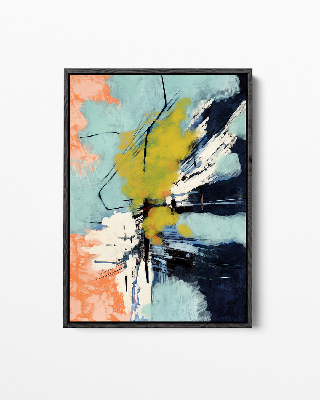 Kleurenexplosie Kunstwerk