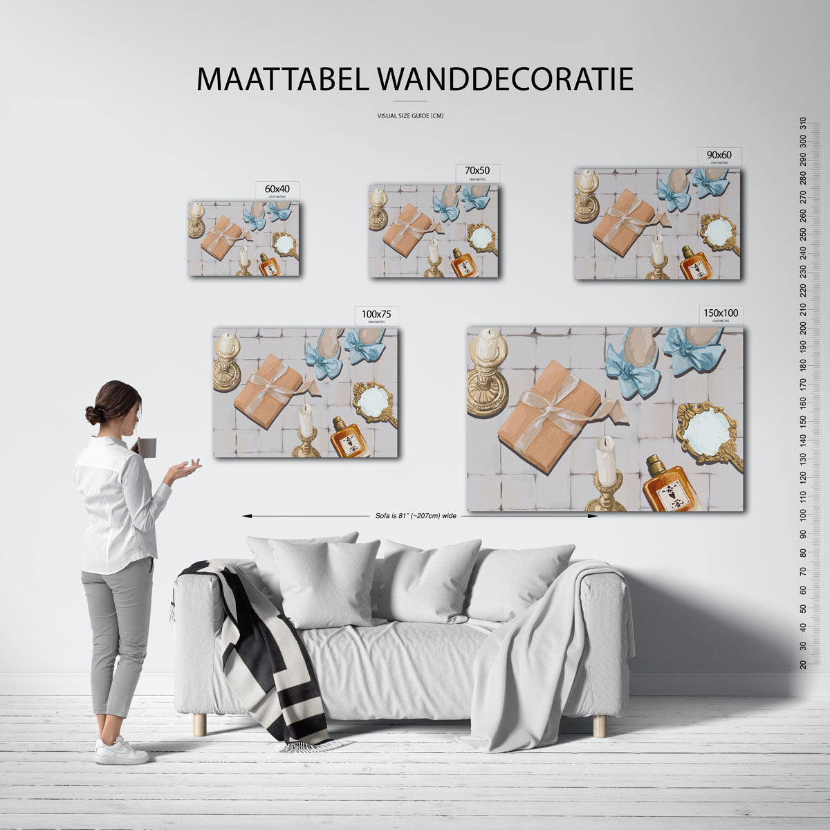 Elegante objecten Kunstwerk