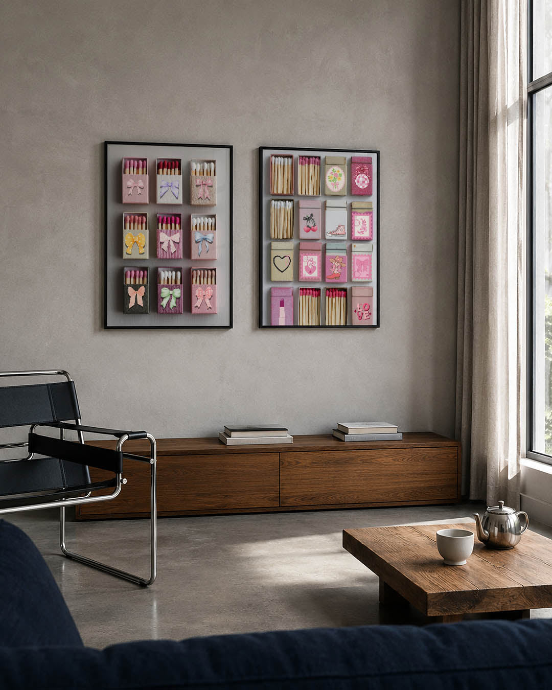 Strikjes en lucifers Posterset