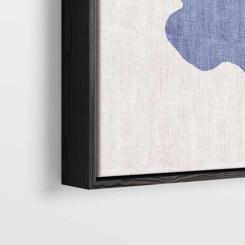 Speelse Paarse Vormen Kunstwerk-canvas-dibond-plexiglas-wanddecoratie-WallArtistic