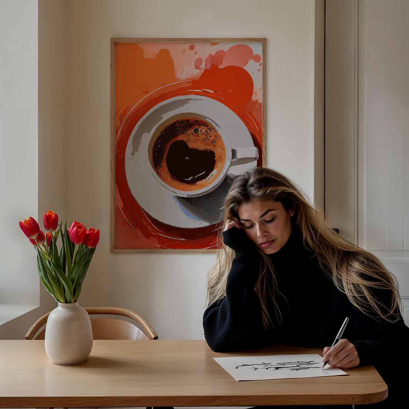 Coffee Love Art Poster-WallArtistic