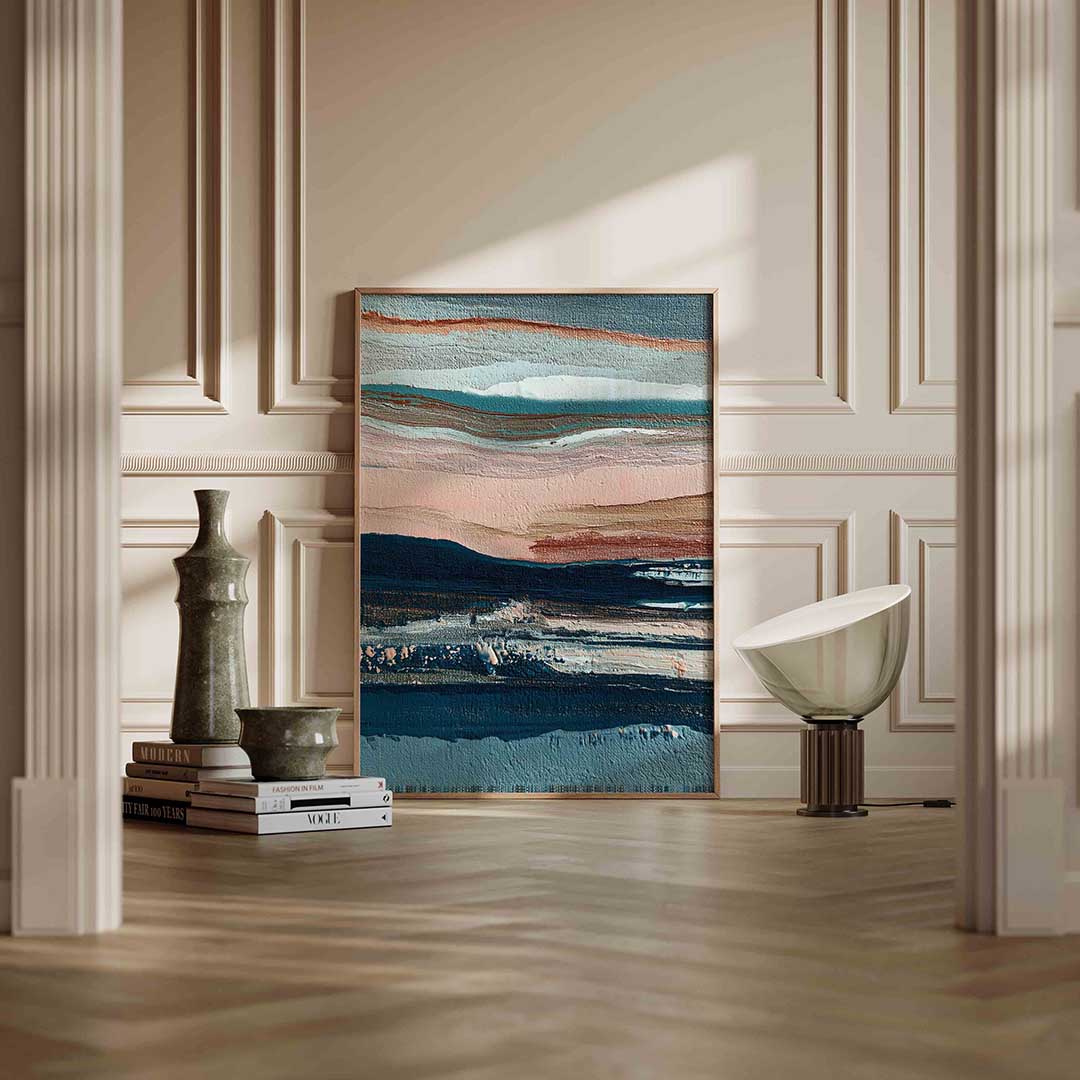 Horizontale strepen Poster