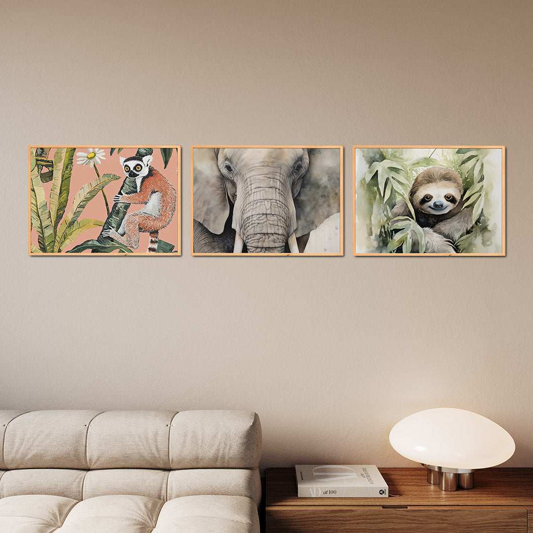 Jungle vreugde Posterset