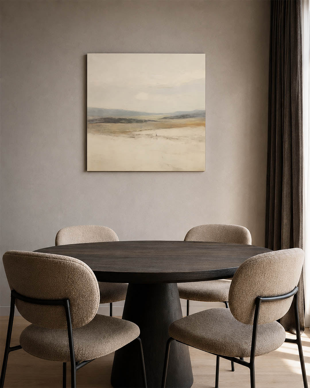 Rustige landschap weergave Kunstwerk