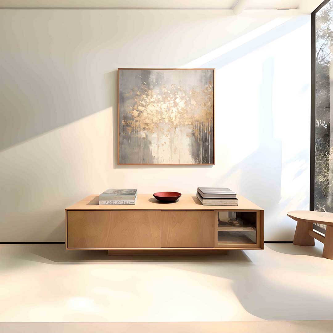 Abstracte gouden textuur Poster