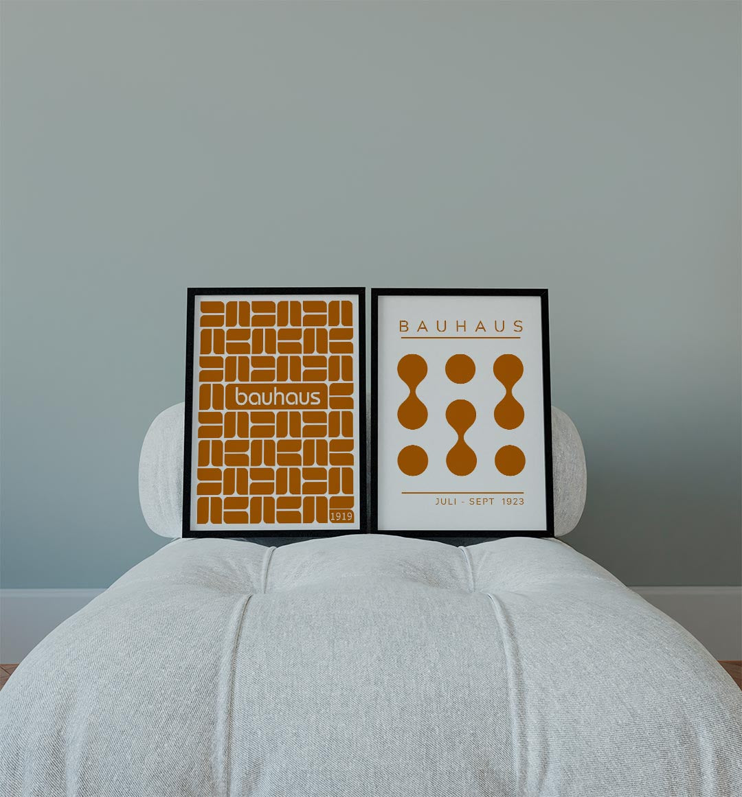 Vormritme en kleur Posterset