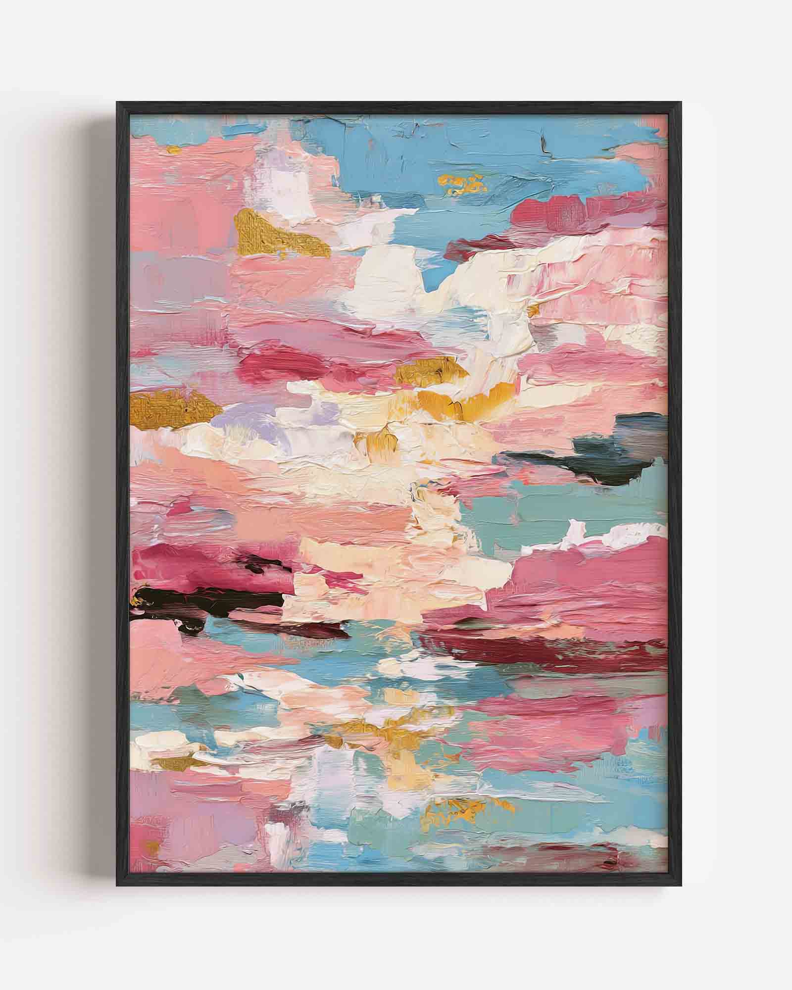 Abstracte kleurencompositie Poster