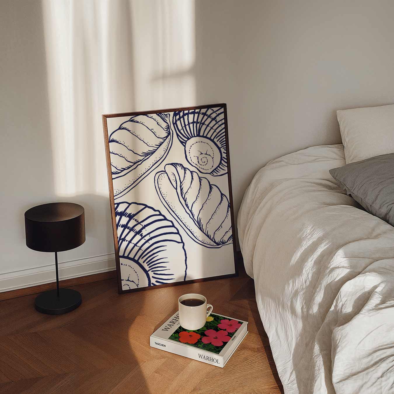 Elegante Schelpen Wanddecoratie Poster-WallArtistic
