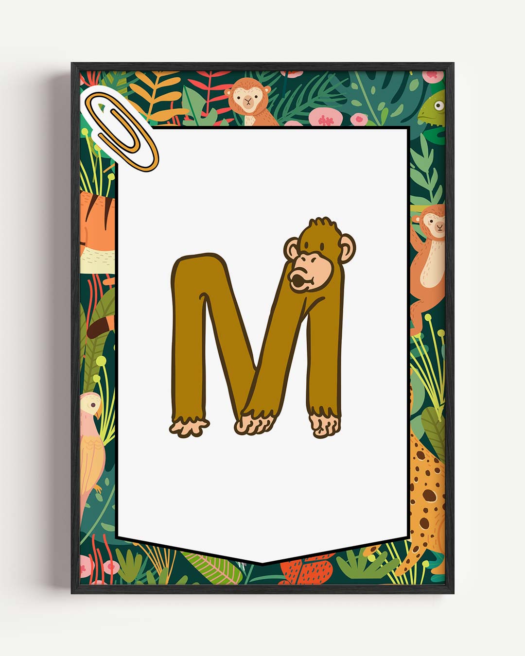 Jungle Avonturen ABC Poster-WallArtistic