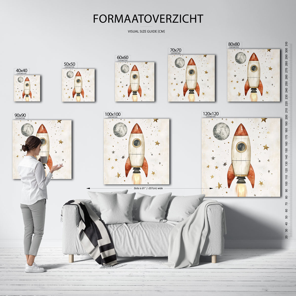 Raket en sterren Poster