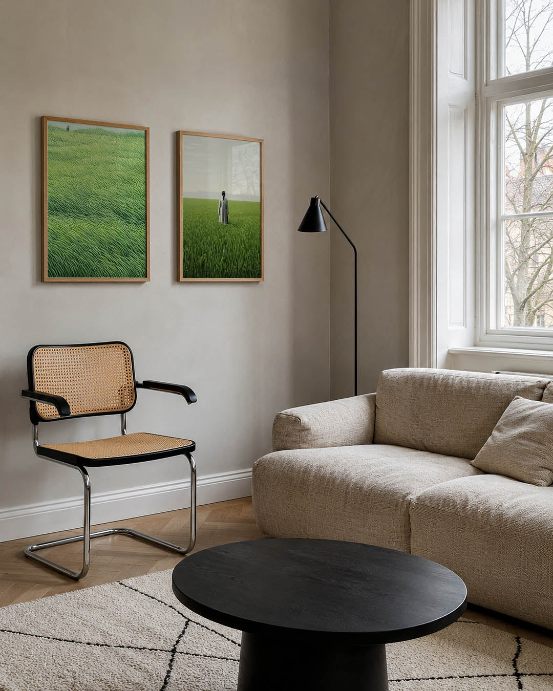 Golvend grasland Posterset