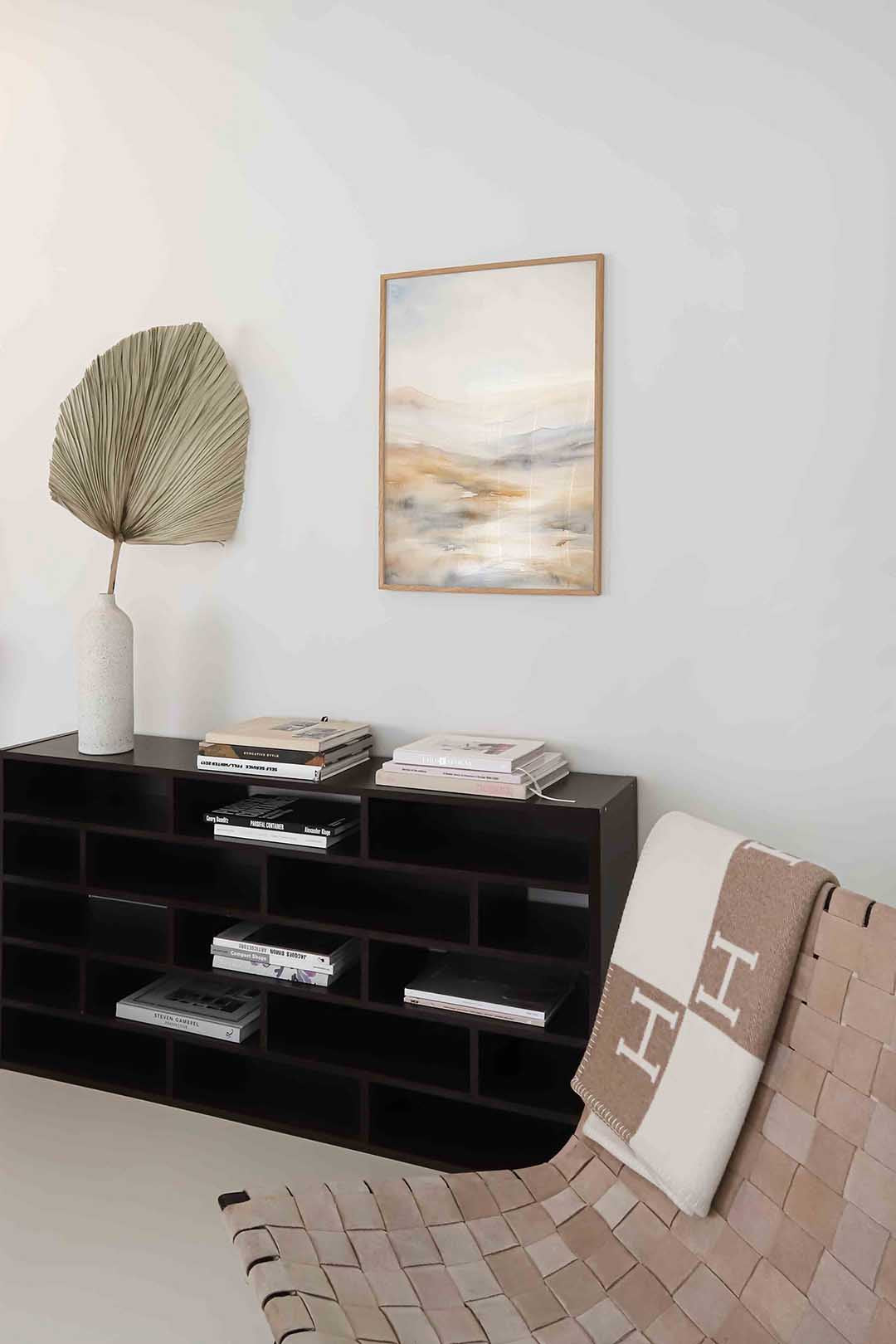 Landschap in zachte tinten Poster