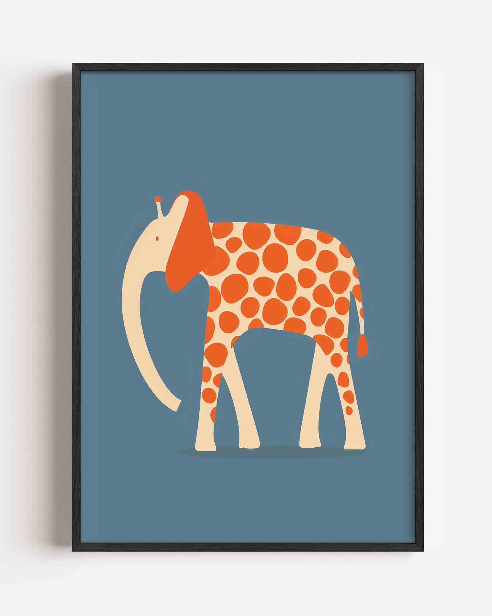Olifant met stippen Poster
