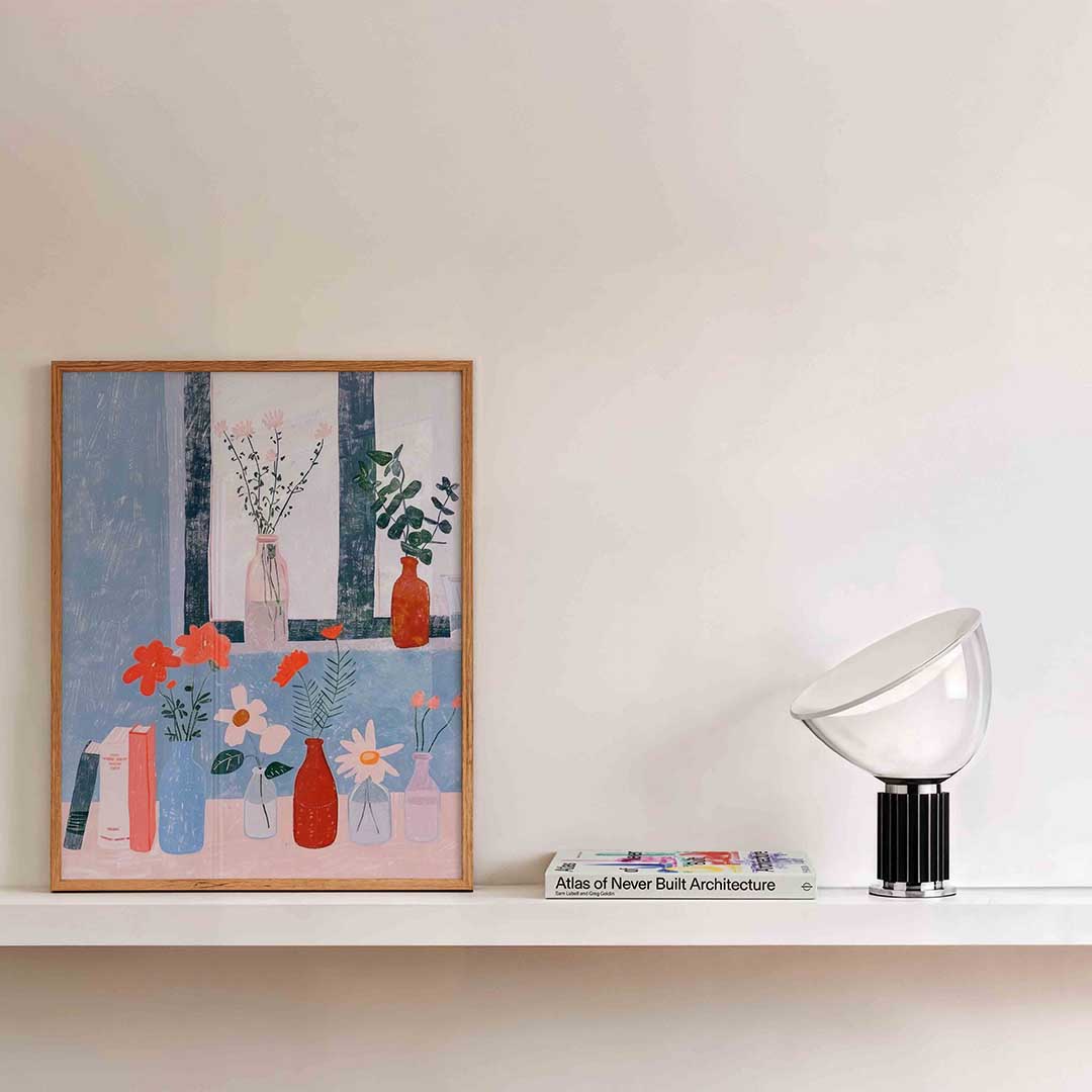 Bloemen in vazen Poster
