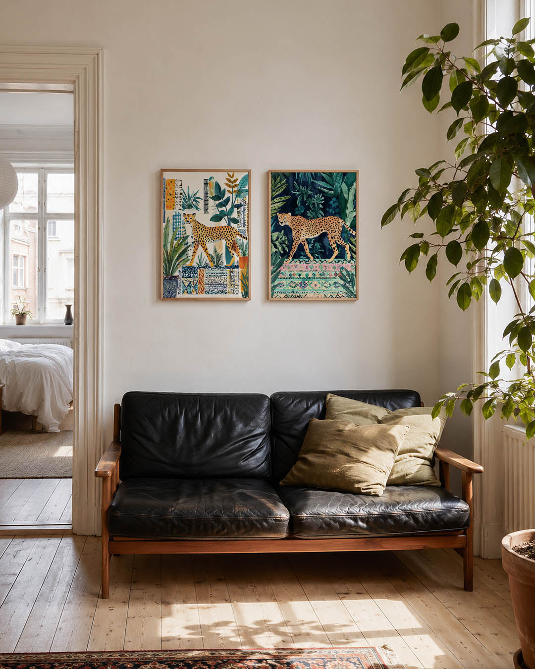 Jungle en patronen Posterset