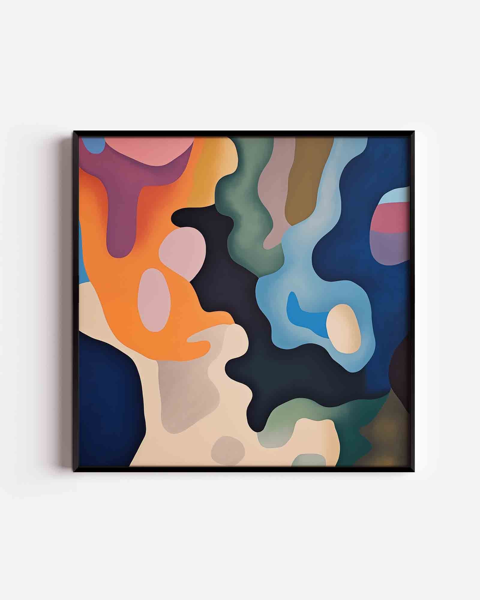 Abstracte vormen Poster