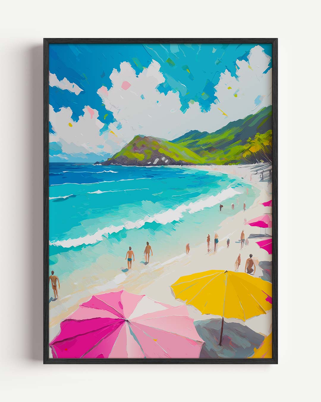 Stranddag Droomposter-WallArtistic