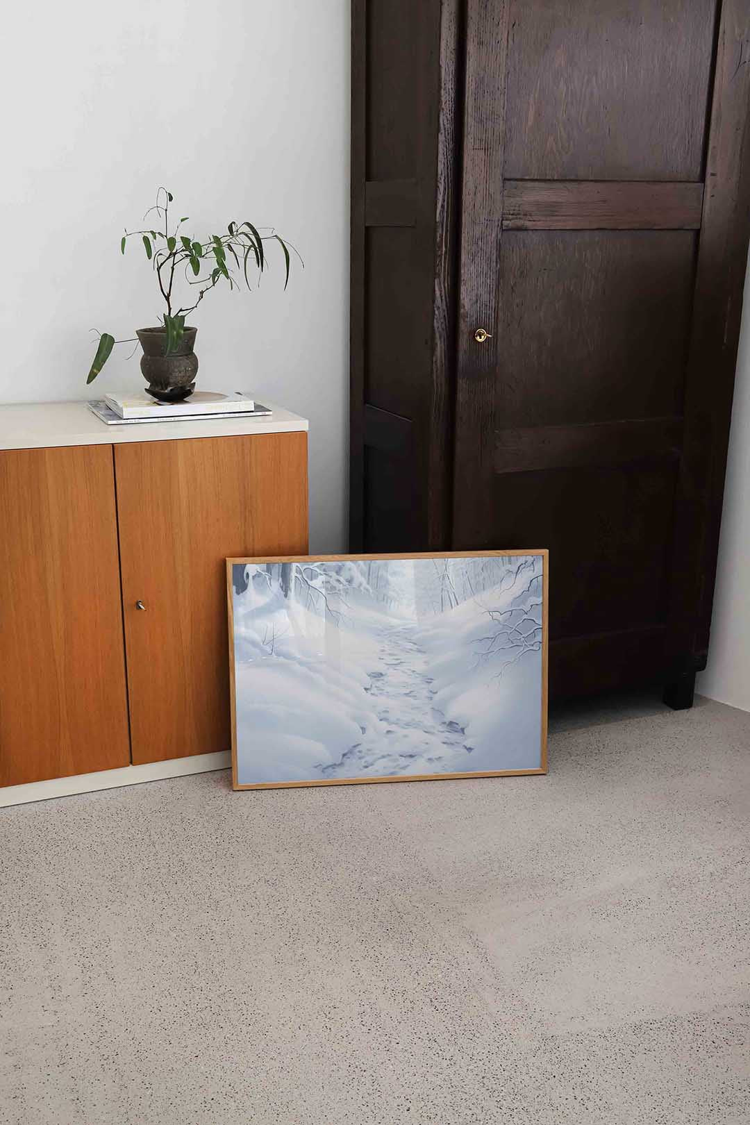 Sneeuwlandschap Poster