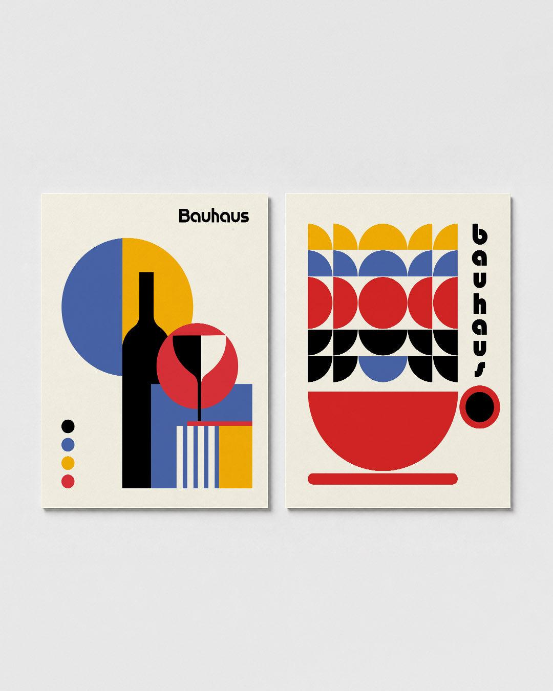 Vormen en kleurvlakken Posterset