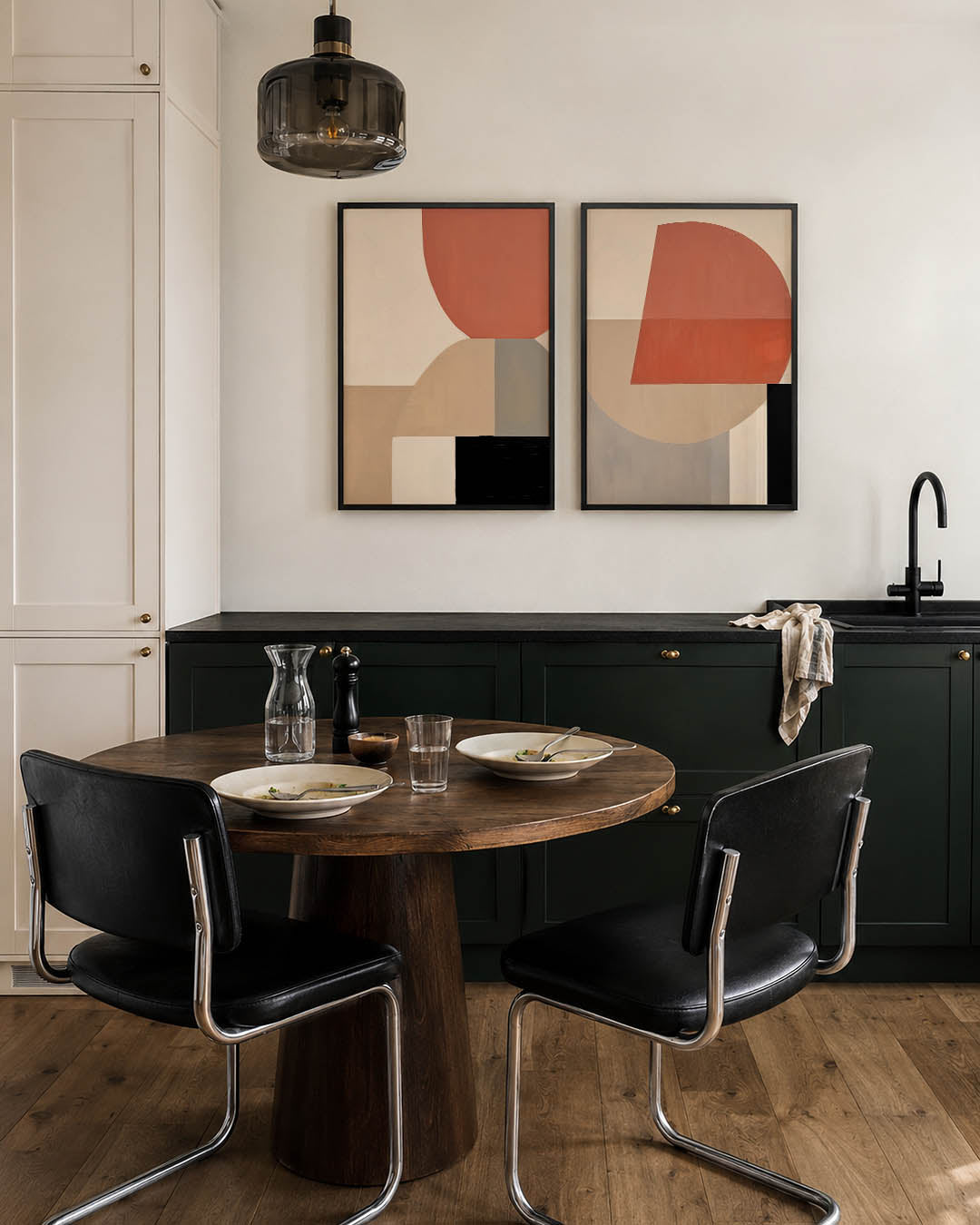 Vorm en kleurenspel Posterset