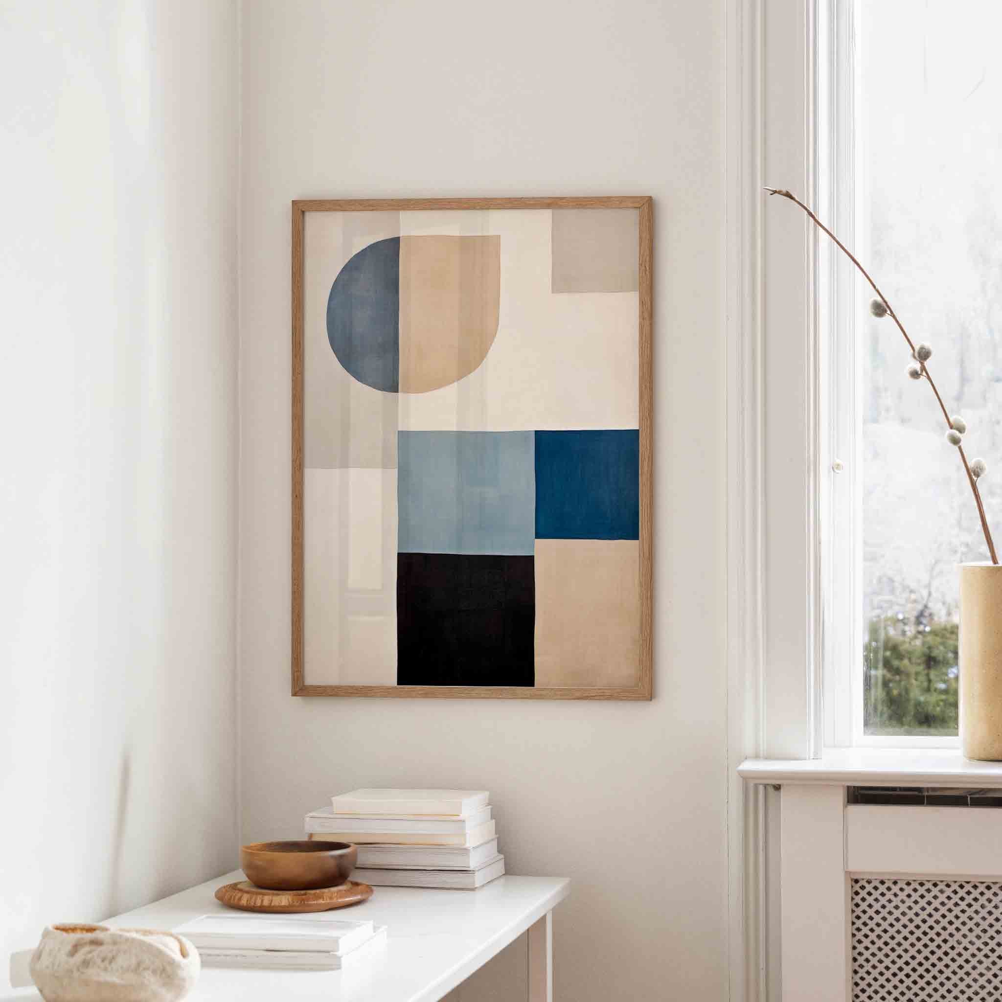 Abstracte vormen Poster
