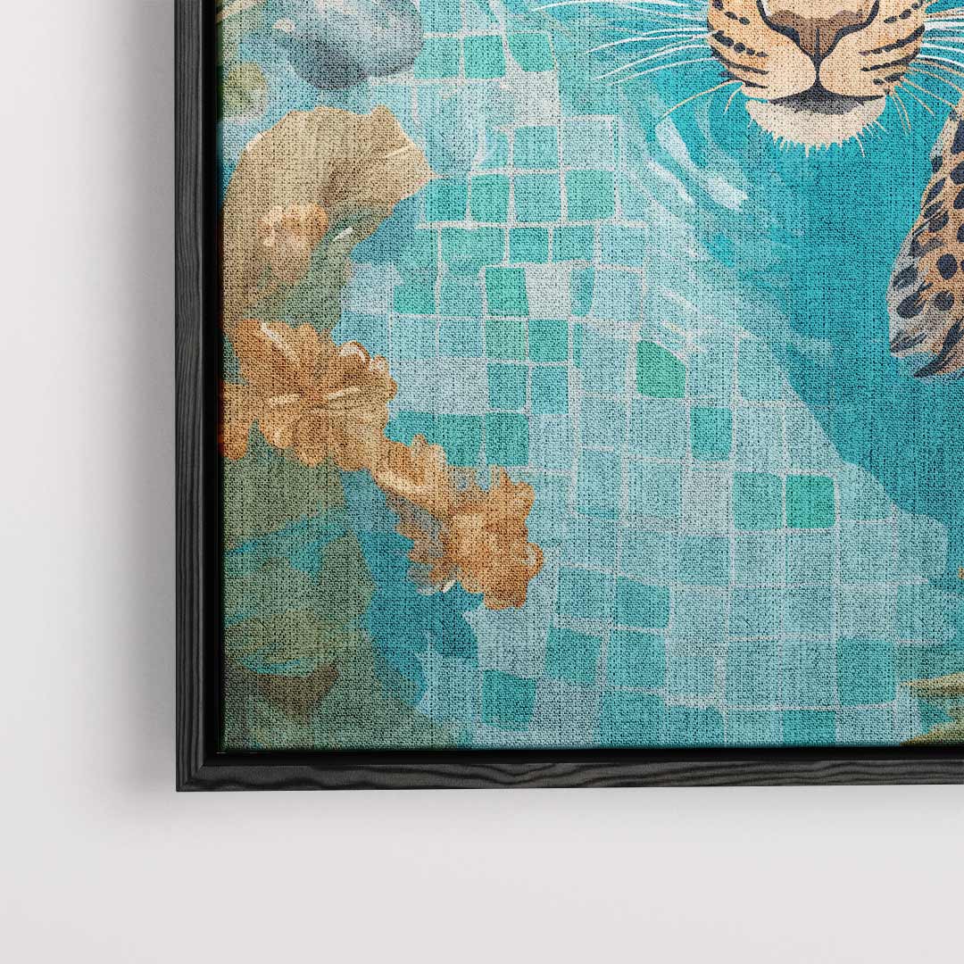 Majestätischer Leopard in den Tropen (Kunstwerk)