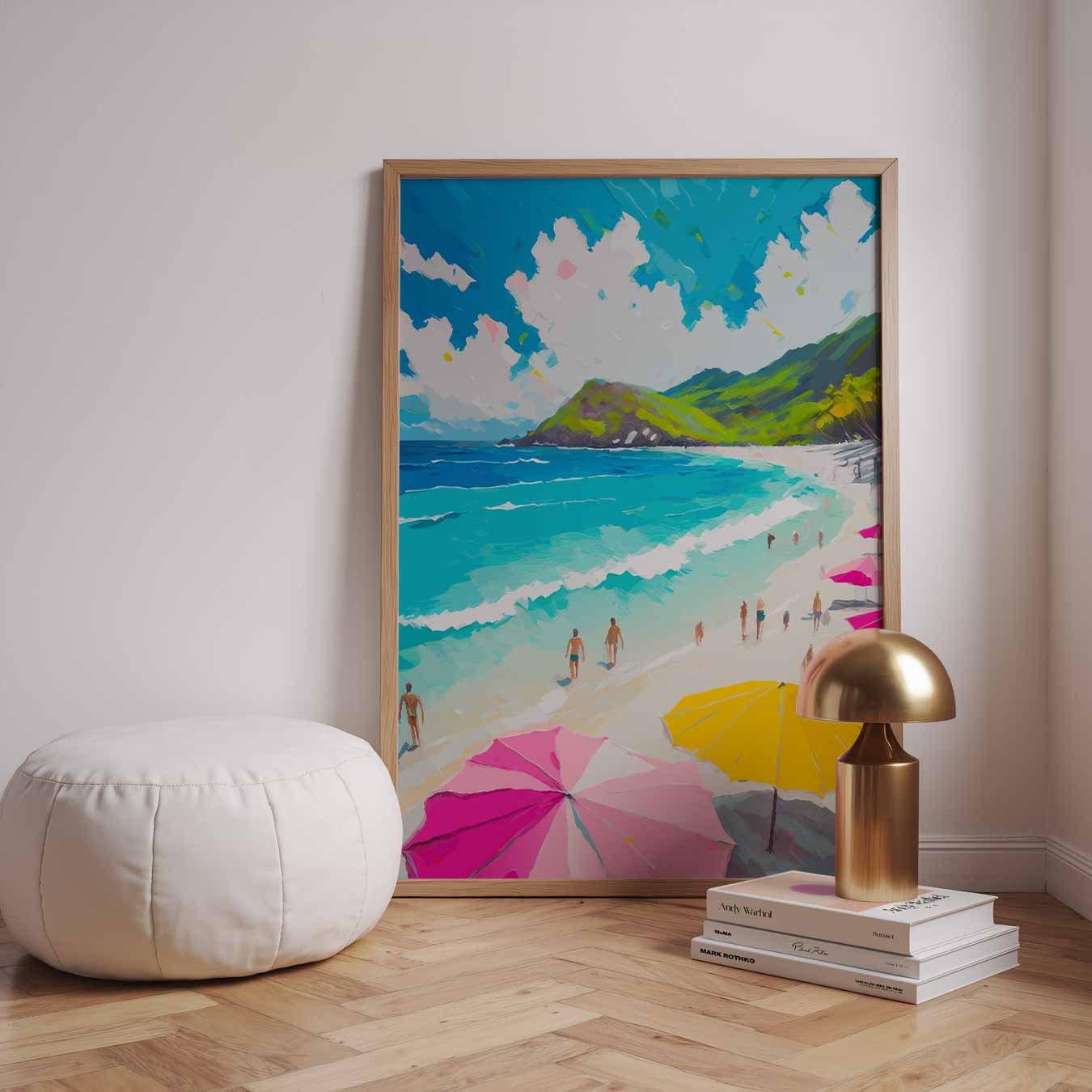 Stranddag Droomposter-WallArtistic