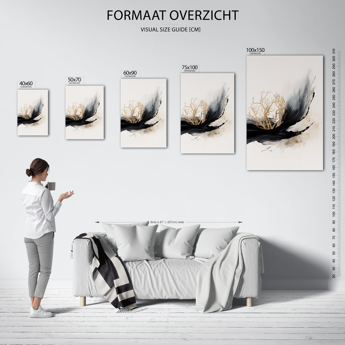 Organische vormen Kunstwerk