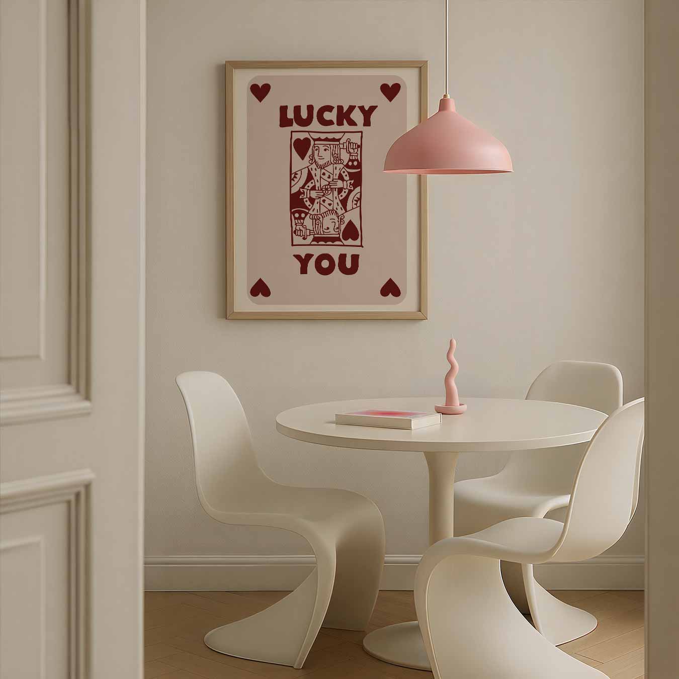Lucky You Speelkaart Poster-WallArtistic