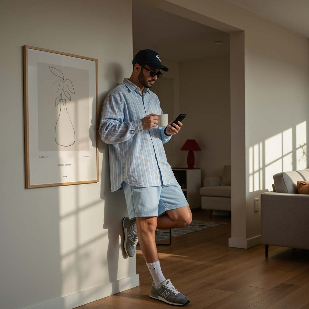 Minimalistische Botanische Lijntekening Poster-WallArtistic