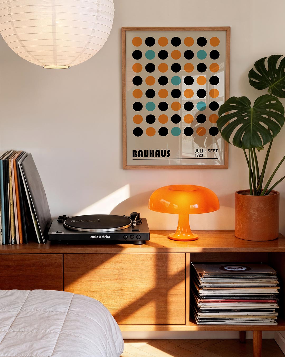 Cirkelpatroon en kleur Poster