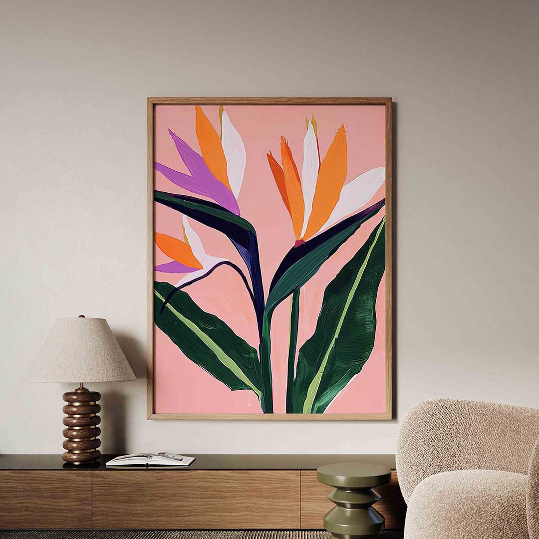 Paradijsvogelbloem Poster