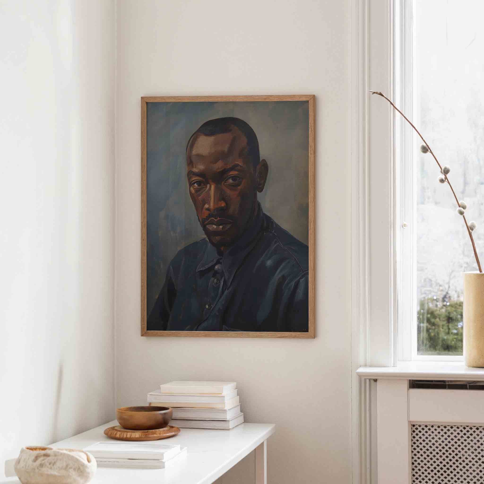 Portret van man Poster
