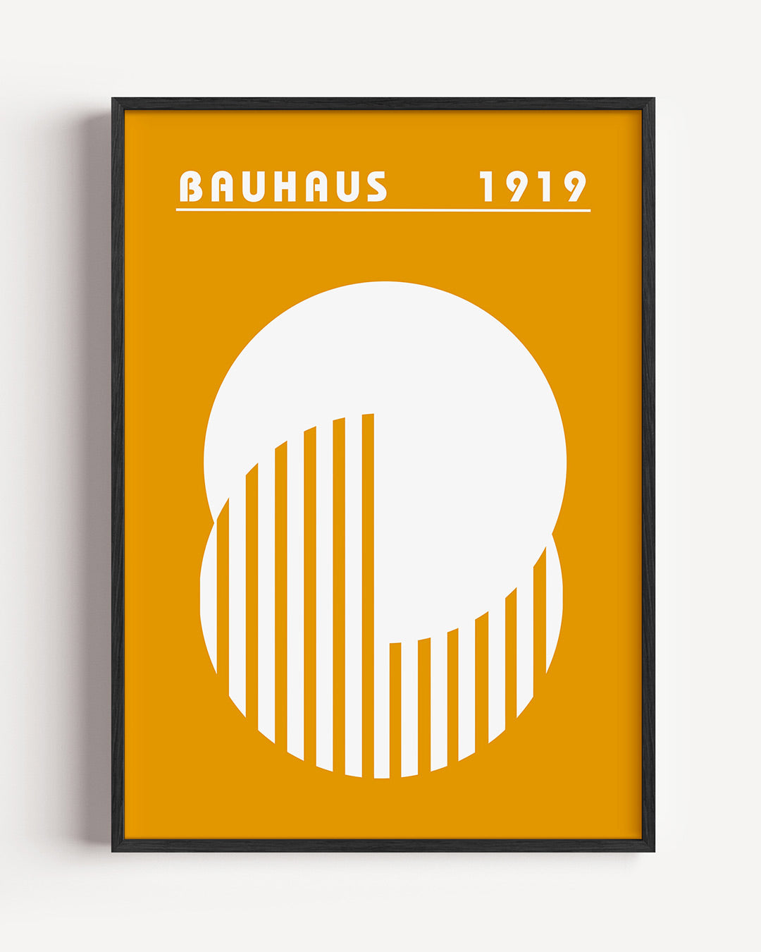 Cirkel en lijnen Poster