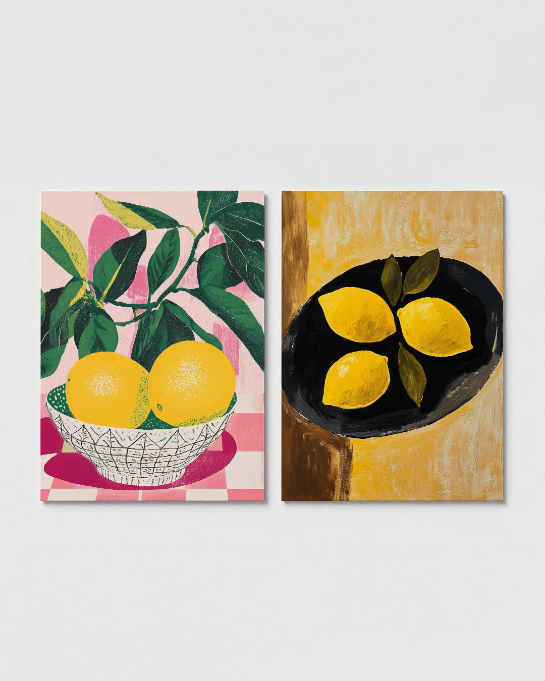 Fruit en bladeren Posterset
