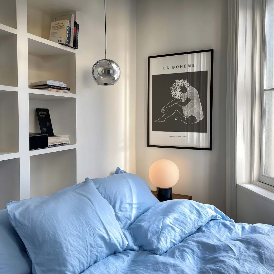 La Bohème Vrouwelijke Elegantia Poster-WallArtistic