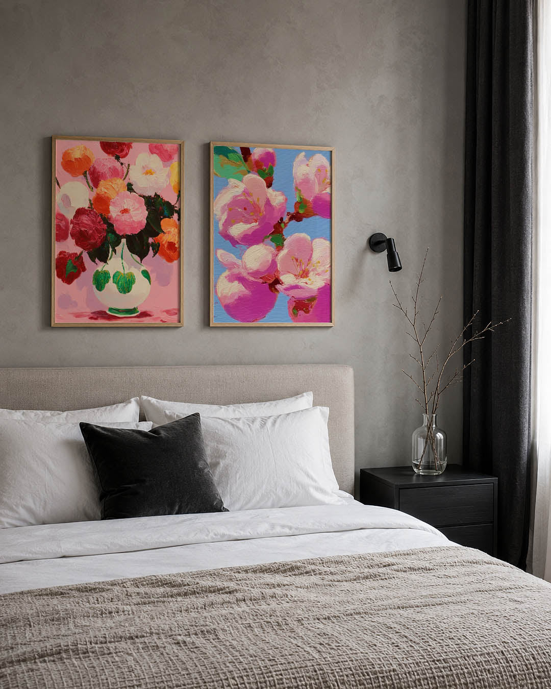 Bloemrijke kleurexplosie Posterset