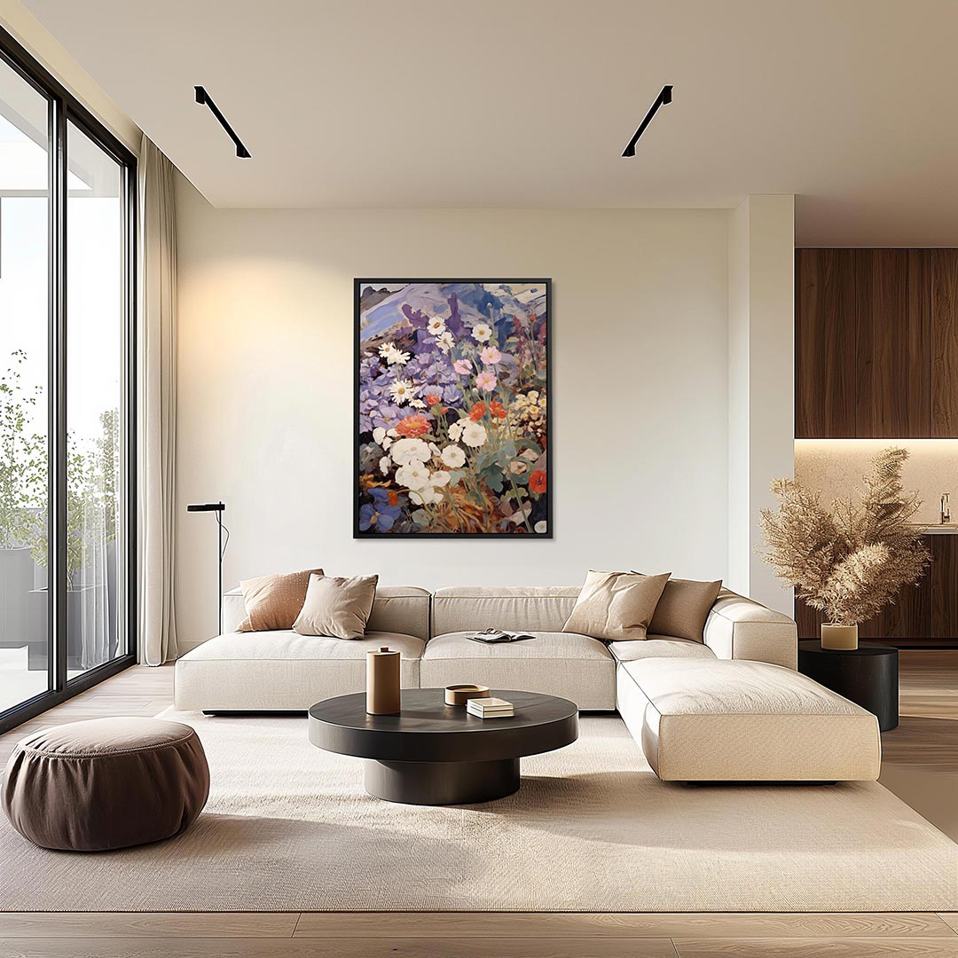Bloemenpracht in kleuren Kunstwerk