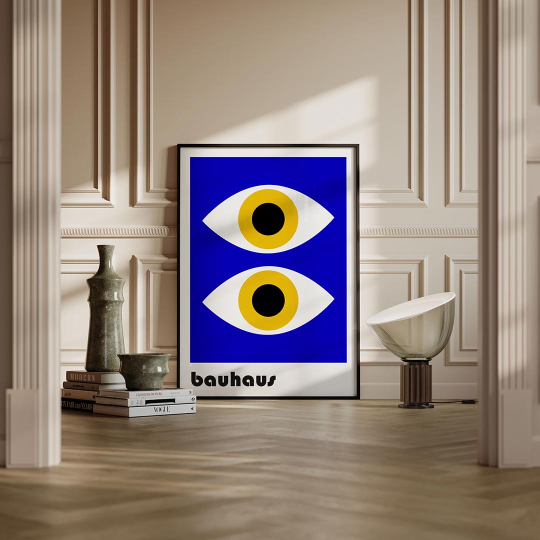 Oogvormen en kleur Poster
