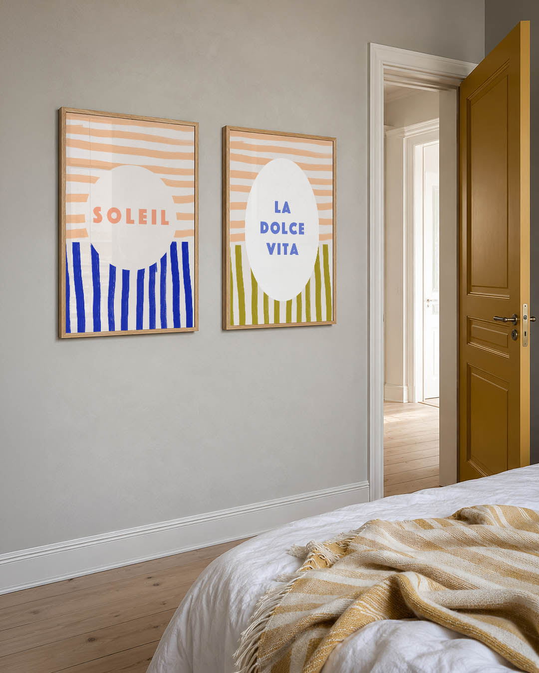 Zon en strepen Posterset