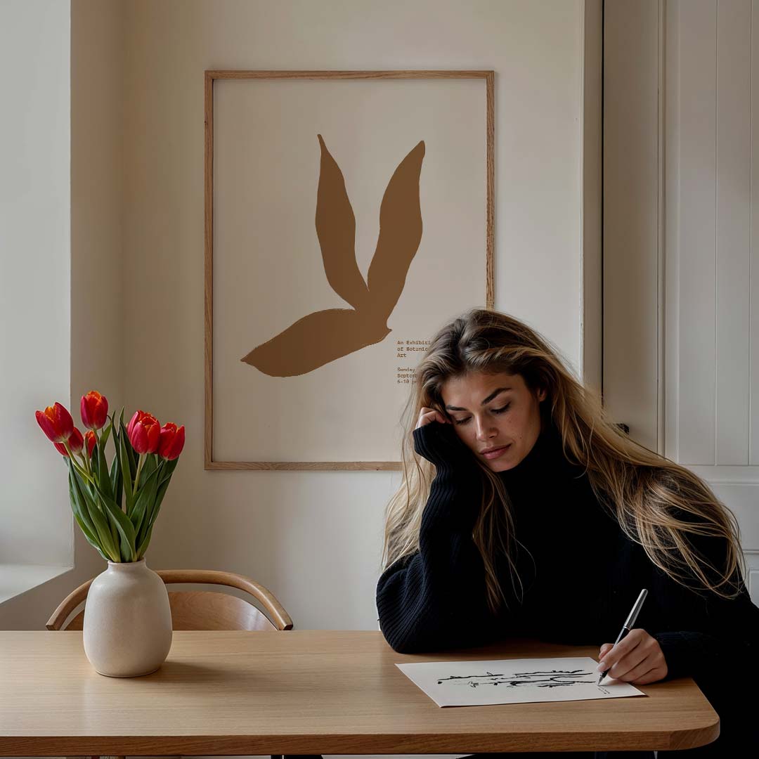 Botanische Kunst Tentoonstellingsposter-WallArtistic