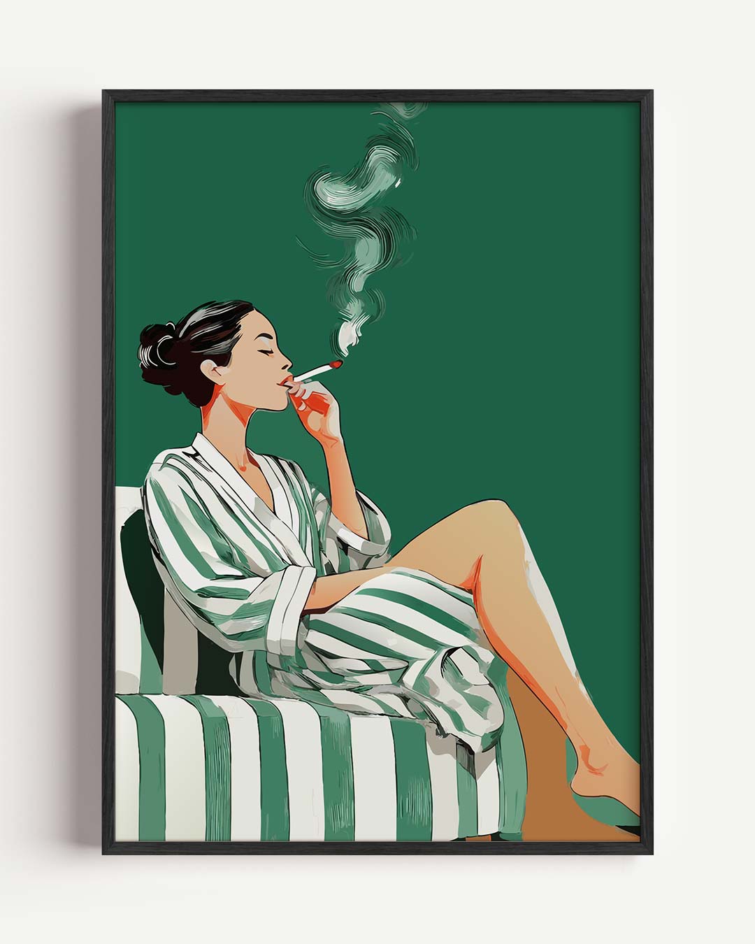 Stijlvolle Ontspanning Poster-WallArtistic