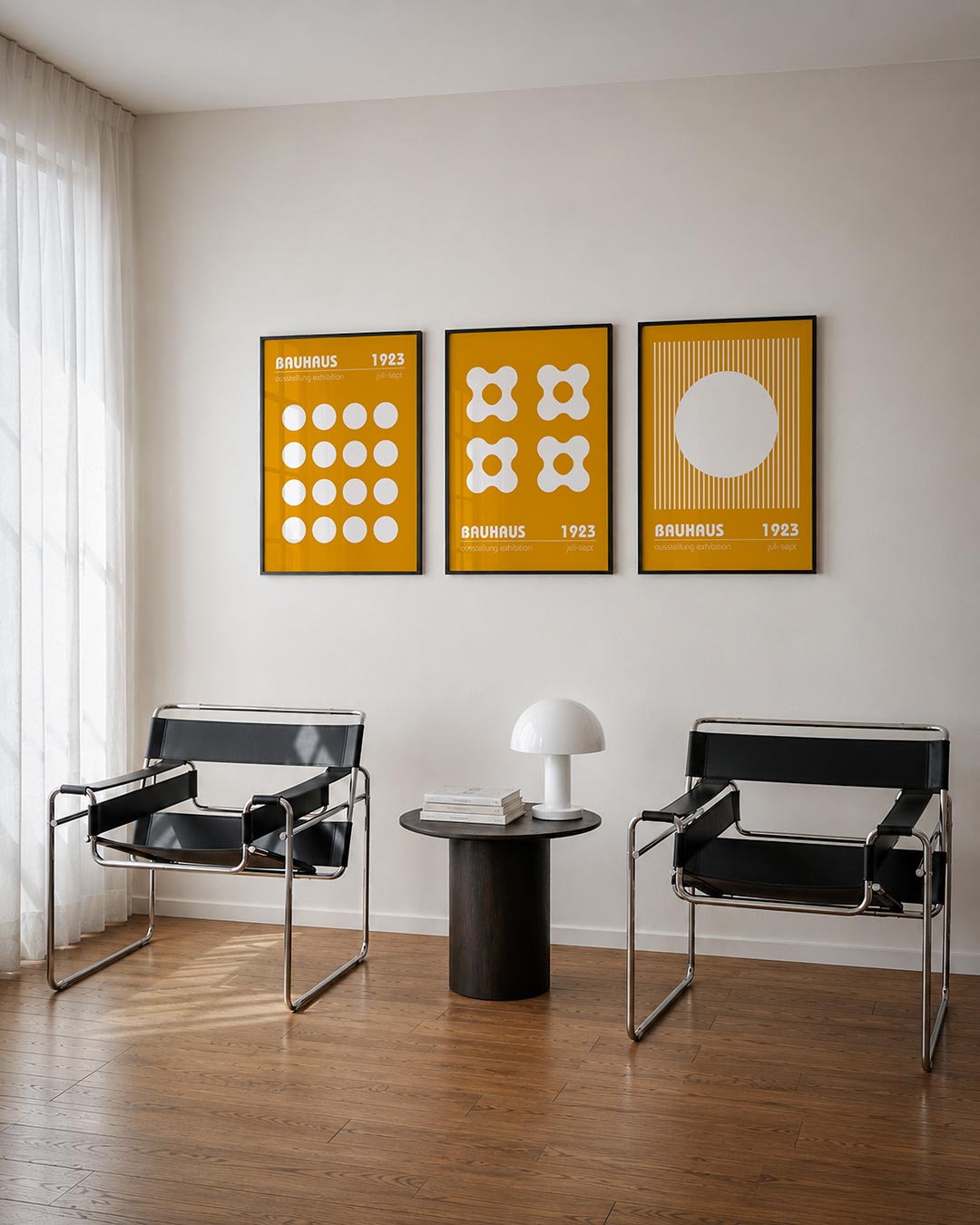 Cirkelpatroon en kleur Posterset