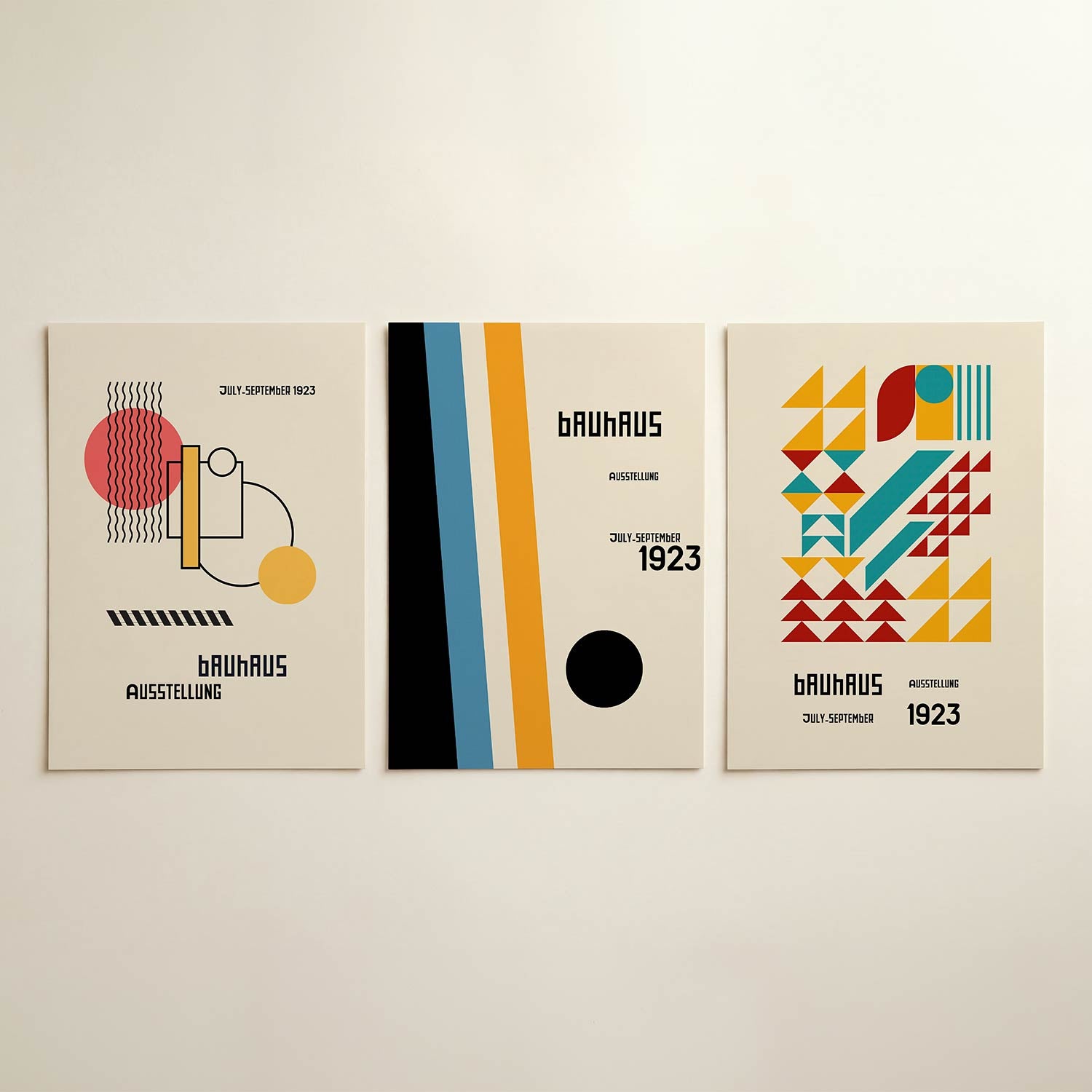 Vormen en lijnen Posterset