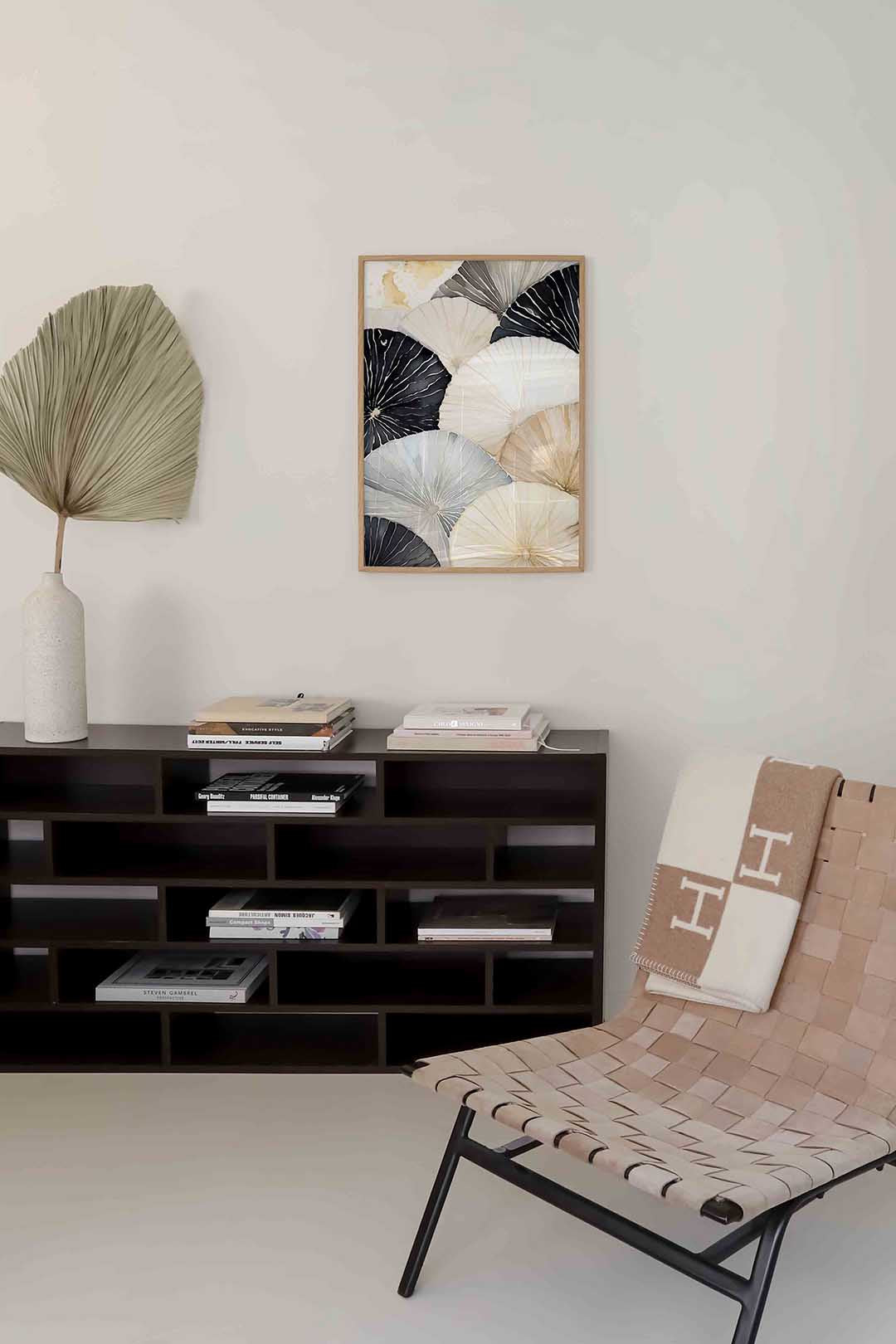 Abstracte schelpen Poster