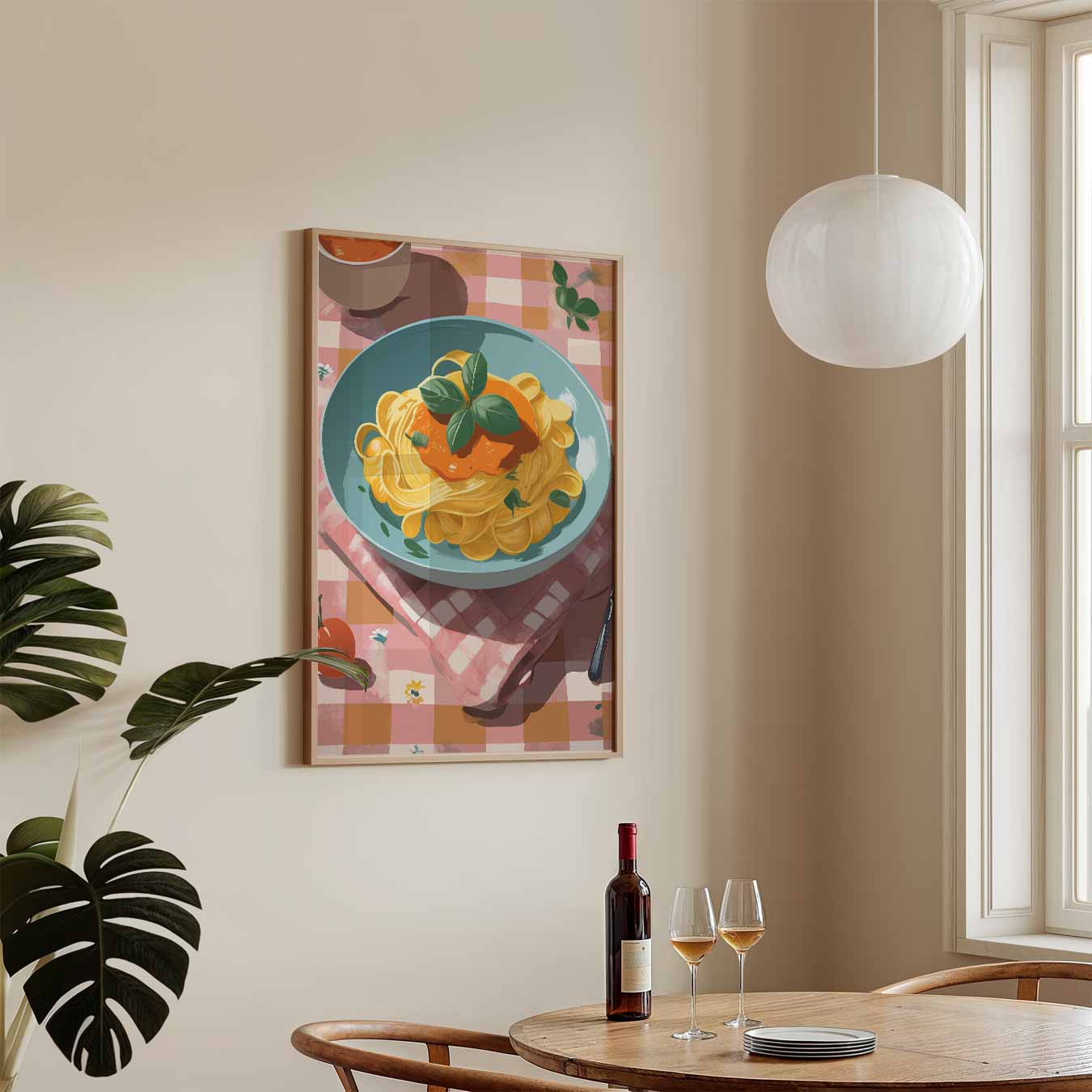 Italiaanse Pastavibes Poster-WallArtistic