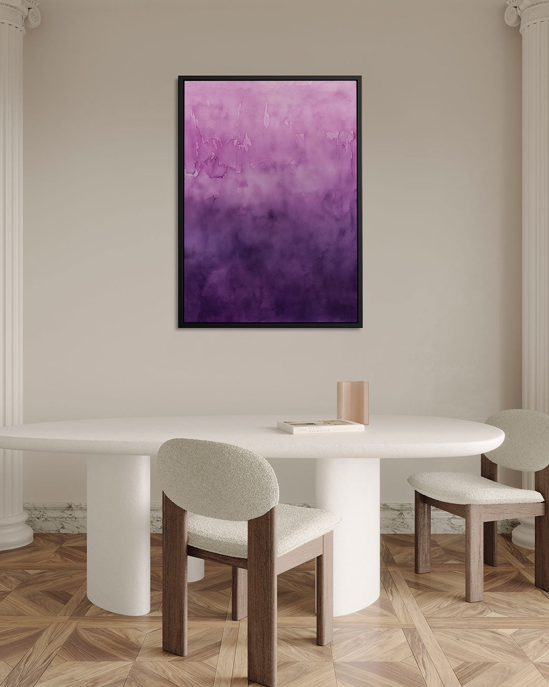 Vloeiende paarse overgangen Kunstwerk