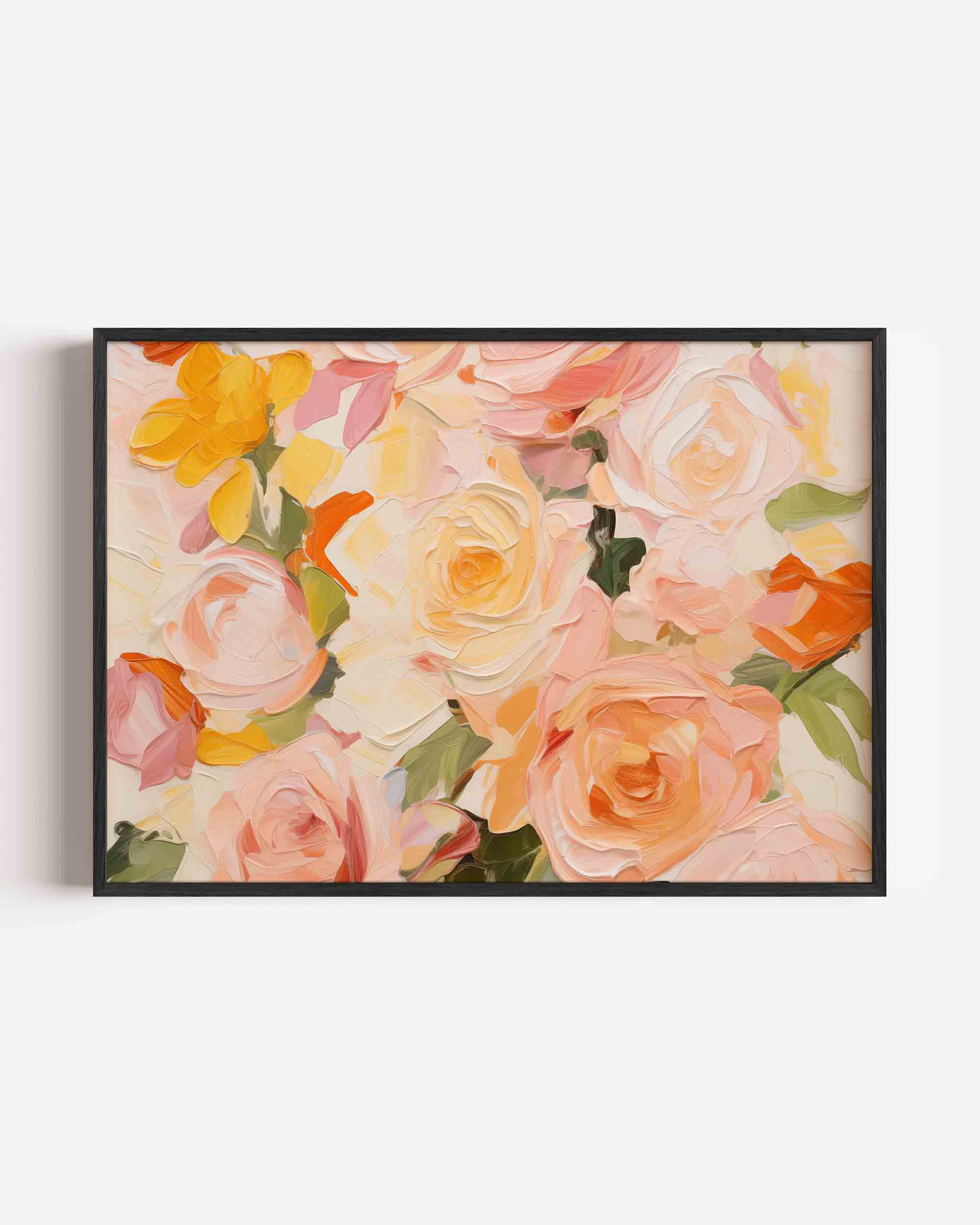 Bloemen in zachte tinten Poster