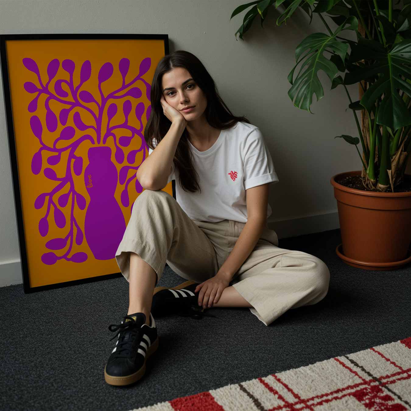 Moderne Botanische Kunstposter-WallArtistic